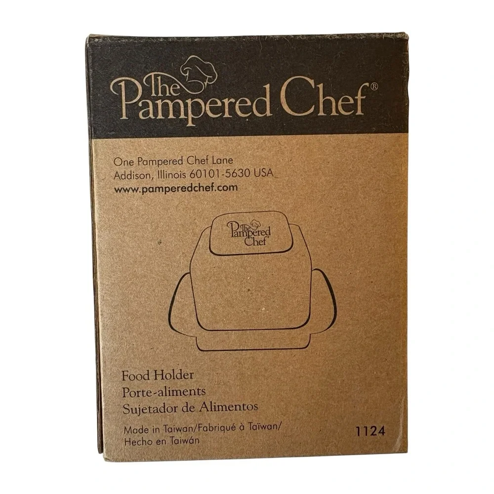 The Pampered Chef 1124 Food Holder Black